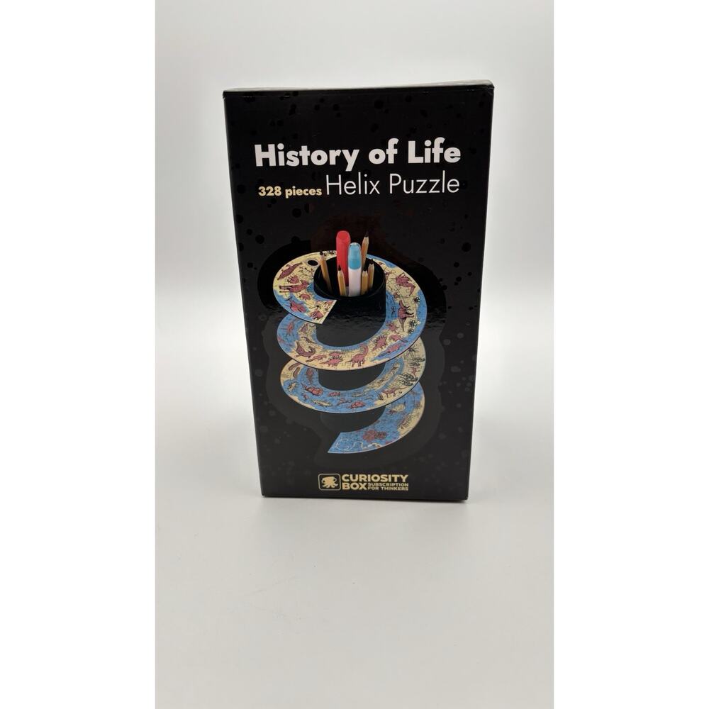 Curiosity Box History of Life Helix Puzzle 328 pcs ~ Helicoid Unique Science New